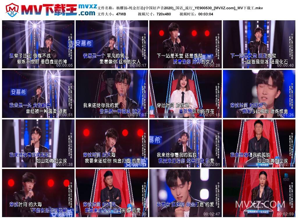 杨耀扬-纯金打造(中国好声音2020)_国语_流行_YE900530